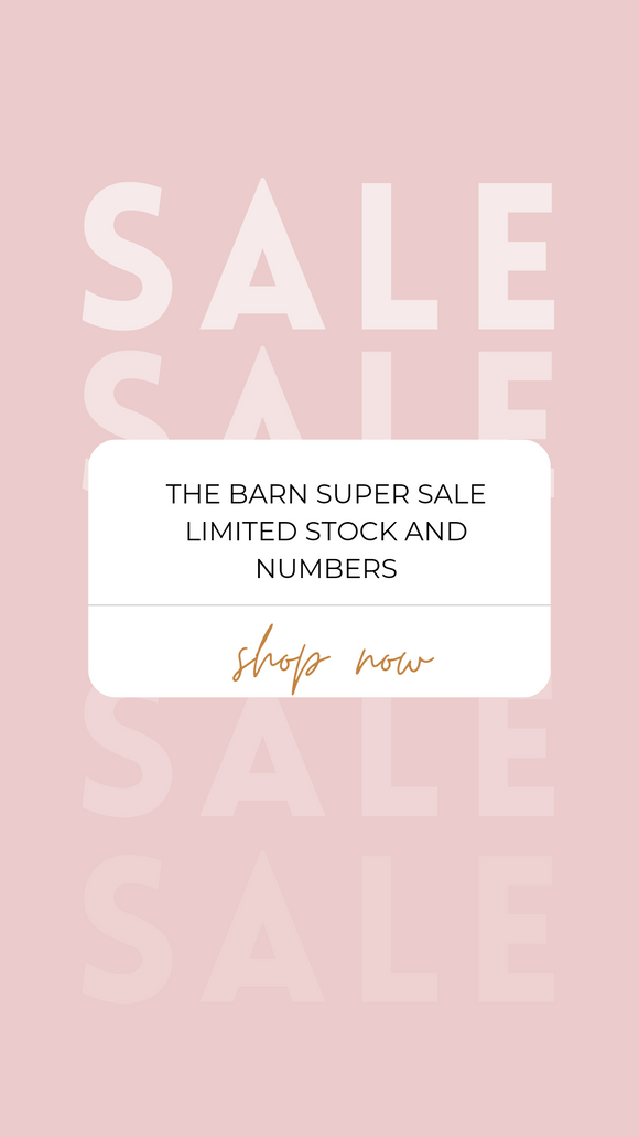 THE BARN SALE ALL ITEMS £5! T-shirts