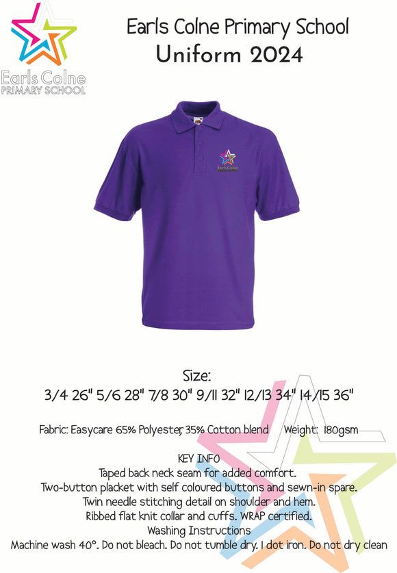 ECPS PE Cotton Polo top