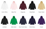 Heathlands School Leavers 2026 Hoodies Full Zip Kids and Adult Sizes