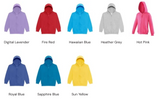 Heathlands School Leavers 2026 Hoodies Full Zip Kids and Adult Sizes