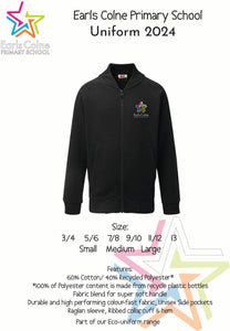 ECPS Black PE Full Zip sweatshirt jacket